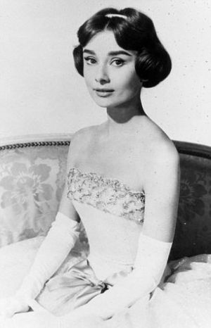Audrey Hepburn - in 1956 film Love in the Afternoon - Givenchy opera gown.jpg